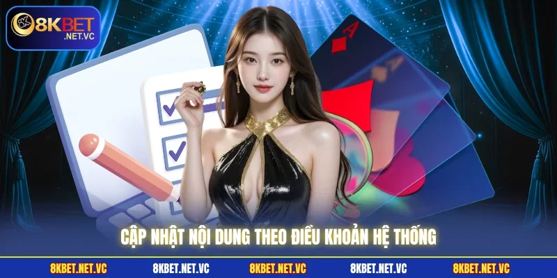 Cập nhật nội dung theo điều khoản hệ thống