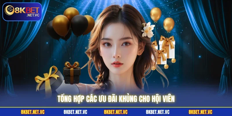 Khuyến Mãi 8KBET | Săn Thưởng Khủng, Nhận Quà Cực Dễ 1 Tổng hợp các ưu đãi khủng cho hội viên