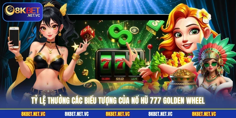 Tỷ lệ thưởng các biểu tượng của nổ hũ 777 Golden Wheel